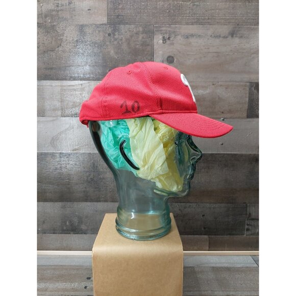 Philadelphia Phillies Red Adjustable Baseball Cap - Picture 2 of 7